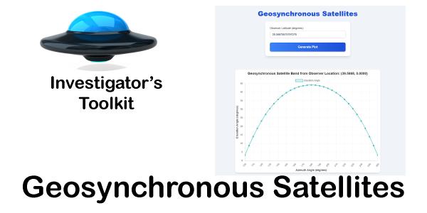 Geosynchronous and Geostationary Satellite calculation