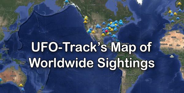 Real Time UFO Sightings Map