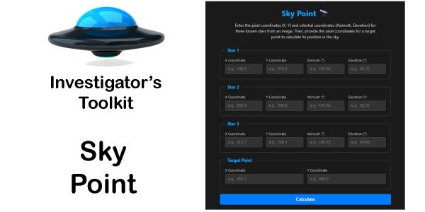 Sky Point - calculate position of an object using star data